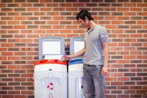 Preparing for rubbish clearance in a South East London home