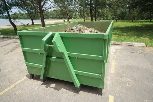 Business professionals planning waste management strategies